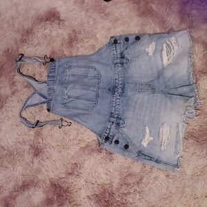 Small Abercrombie and Fitch overall shorts